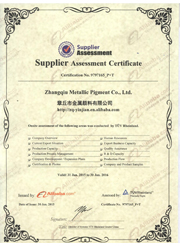 銀箭鋁銀漿廠家獲得TUV認(rèn)證 銀箭鋁銀漿廠家獲得TUV認(rèn)證